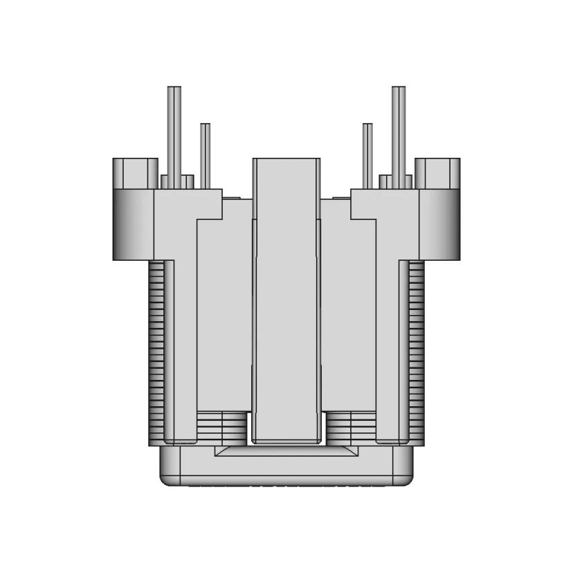 Fq1212Vl Flat Wire Common Mode Choke.Sldprt | High-Quality CAD Model