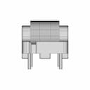 Fq1010H Flat Wire Common Mode Choke - Downloadable CAD Representation_0_90_degree_snapshot