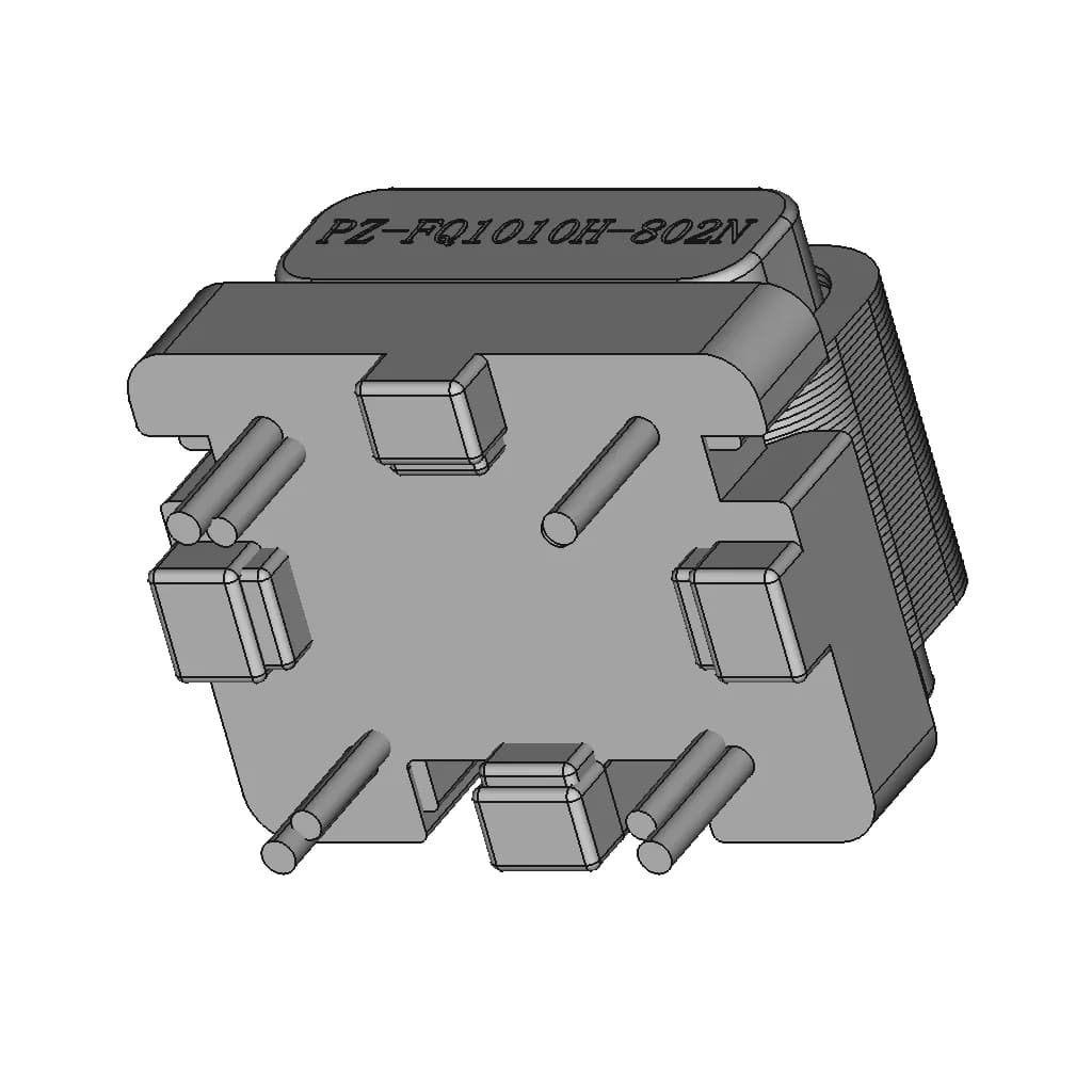 Fq1010H Flat Wire Common Mode Choke - Downloadable CAD Representation_60_30_degree_snapshot