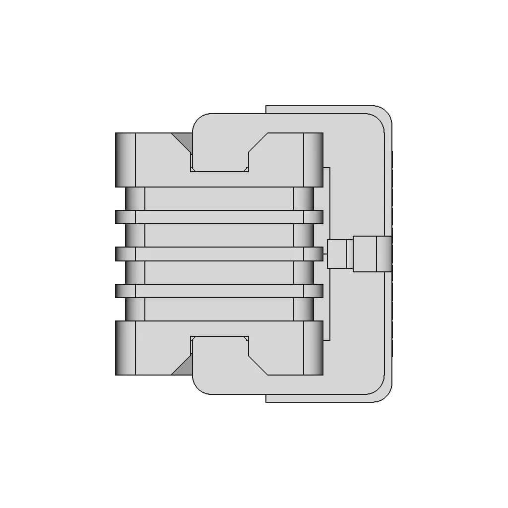 Pz-Uu9Hs Series Linear Filter | High-Quality CAD Model_0_0_degree_snapshot