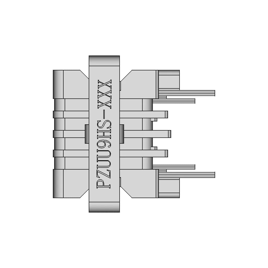 Pz-Uu9Hs Series Linear Filter | High-Quality CAD Model_0_90_degree_snapshot
