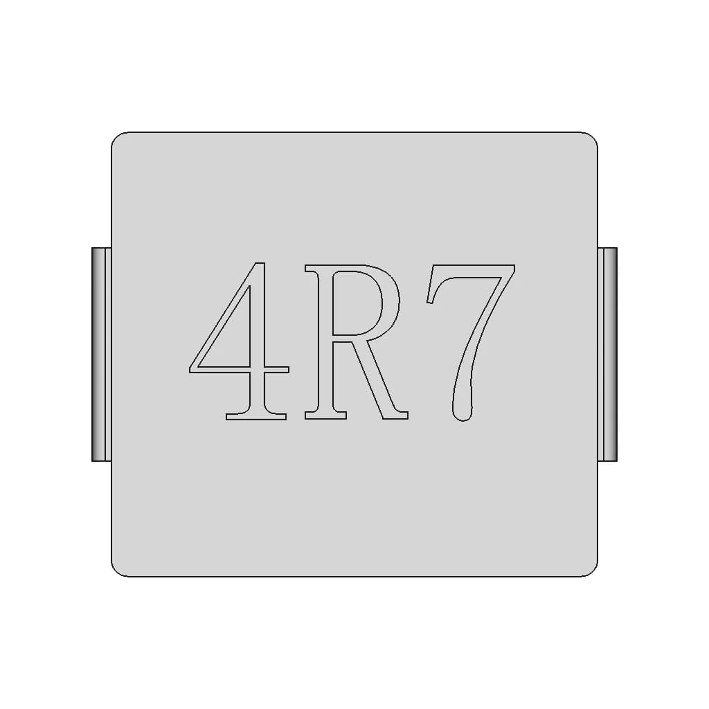 Psm5020 Molded High Current Inductor | High-Quality CAD Model_270_0_degree_snapshot