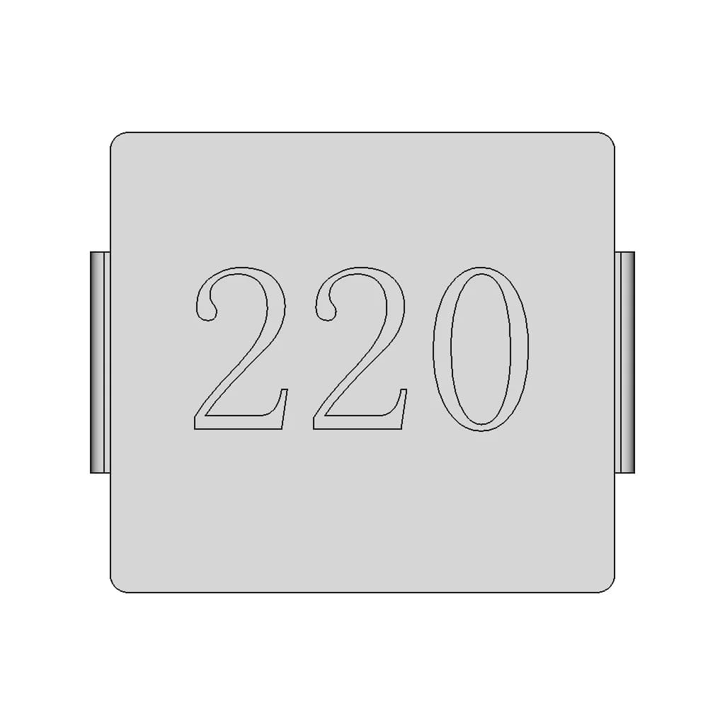 Psm5015 Molded High Current Inductor - Standard Mechanical Component_270_0_degree_snapshot