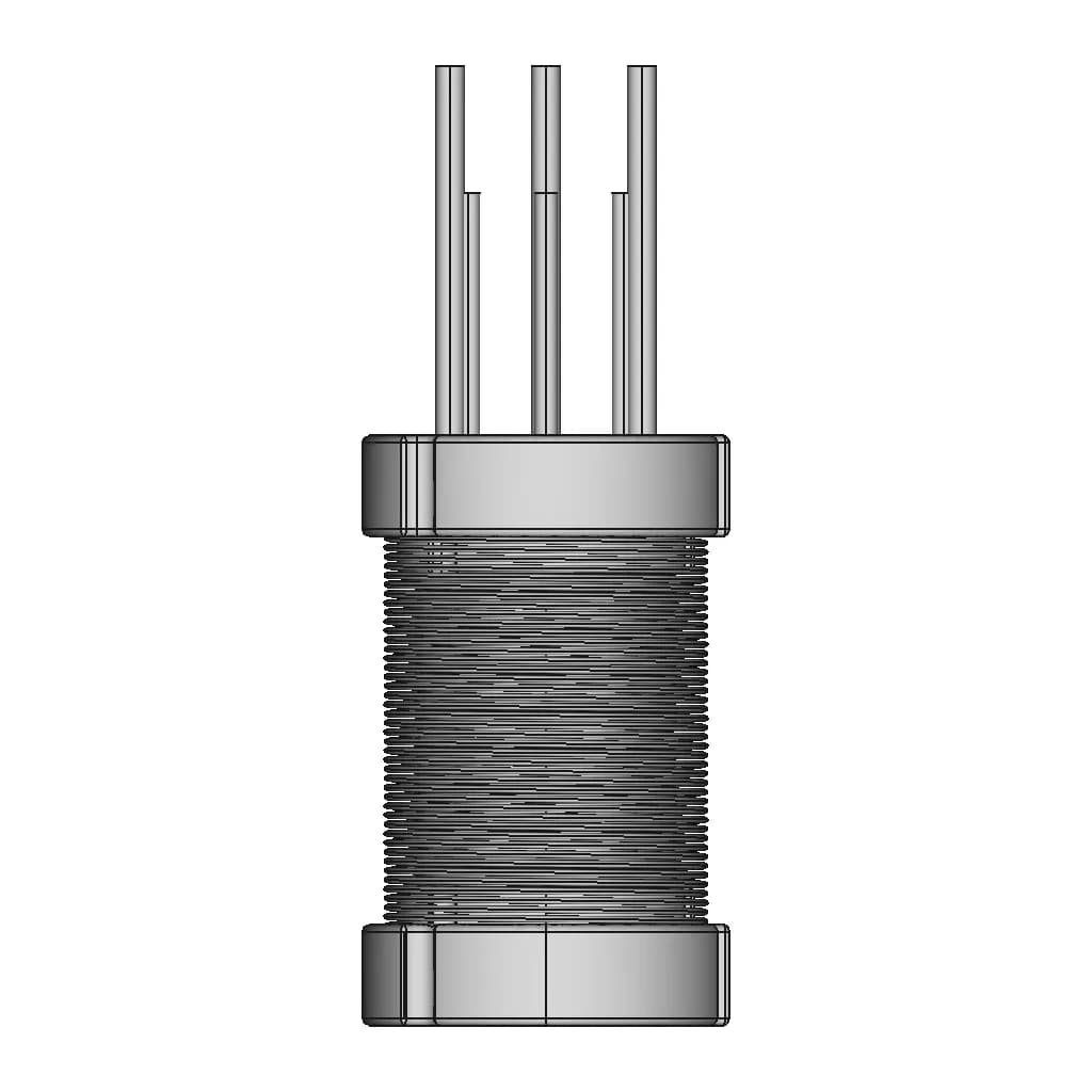 Pdl3W1016 Boost Drum Core Inductor | High-Quality CAD Model_0_0_degree_snapshot