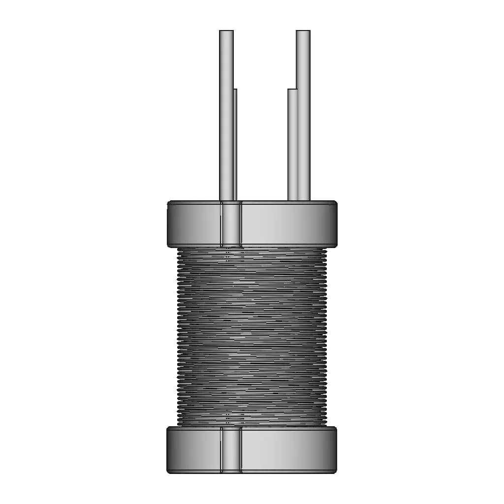 Pdl3W1016 Boost Drum Core Inductor | High-Quality CAD Model_0_90_degree_snapshot