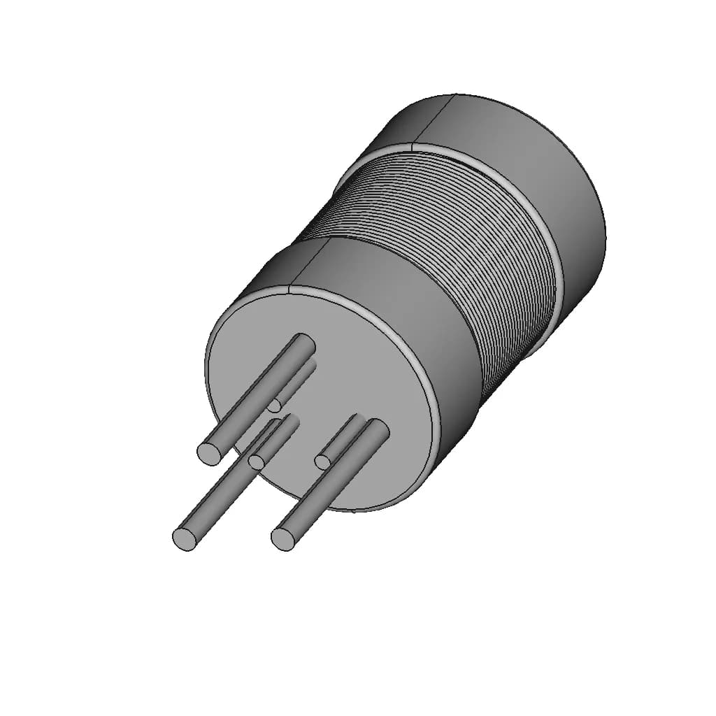 Pdl3W0608 Boost Drum Core Inductor | High-Quality CAD Model_60_30_degree_snapshot