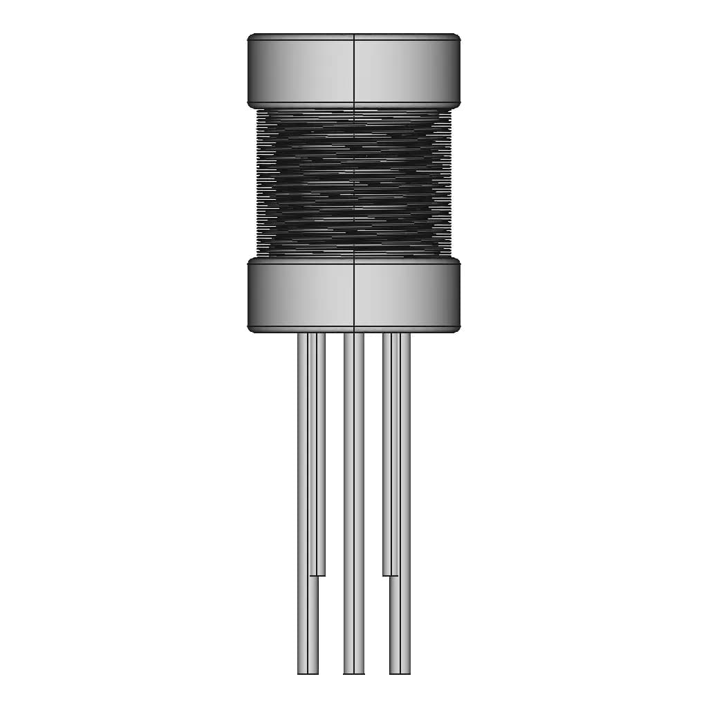 Pdl3W0507 Boost Drum Core Inductor | High-Quality CAD Model_0_0_degree_snapshot