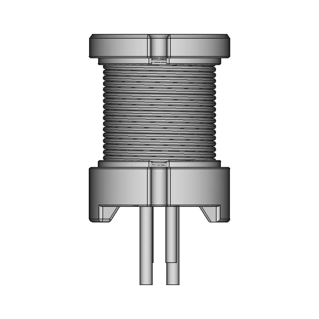 Pdl0912D Drum Core Inductor - Downloadable CAD Representation_0_90_degree_snapshot