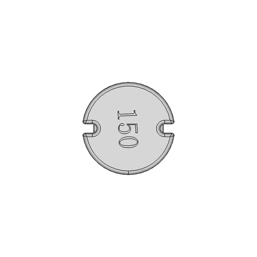 Pdl0507 Drum Core Inductor | High-Quality CAD Model_270_0_degree_snapshot