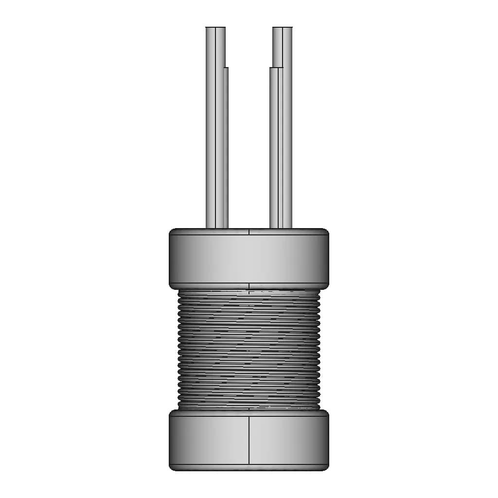 Pdl0406 Drum Core Inductor | High-Quality CAD Model_0_0_degree_snapshot