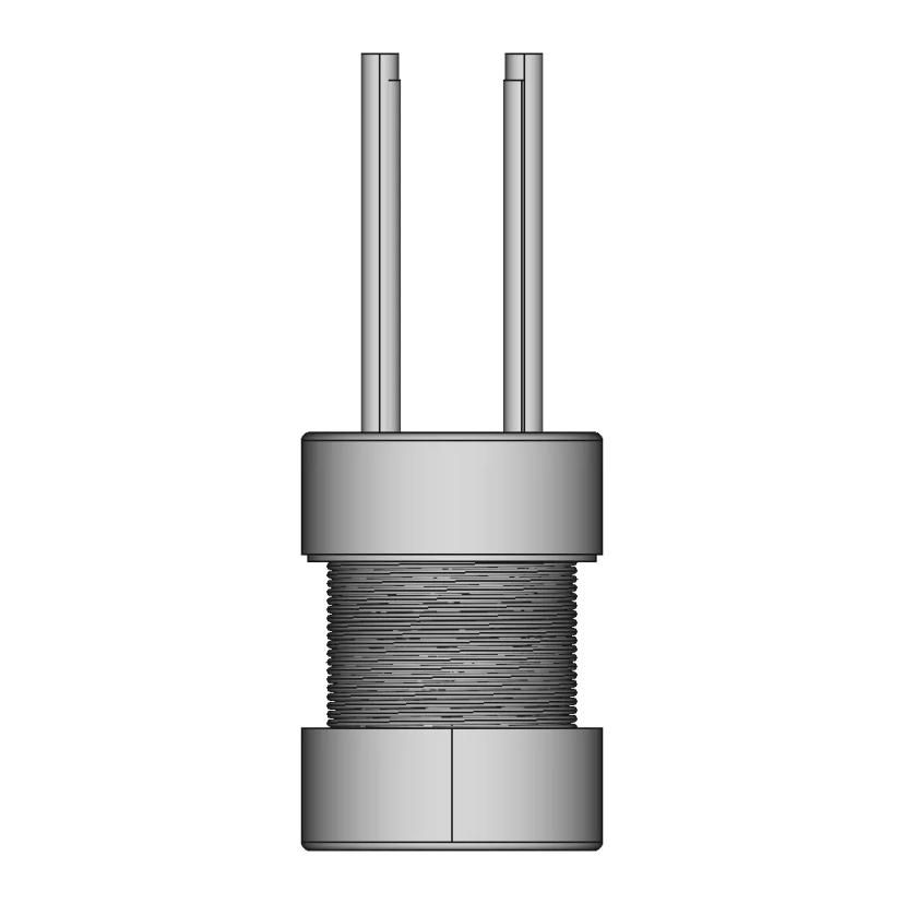 Pdl0405 Drum Core Inductor | High-Quality CAD Model