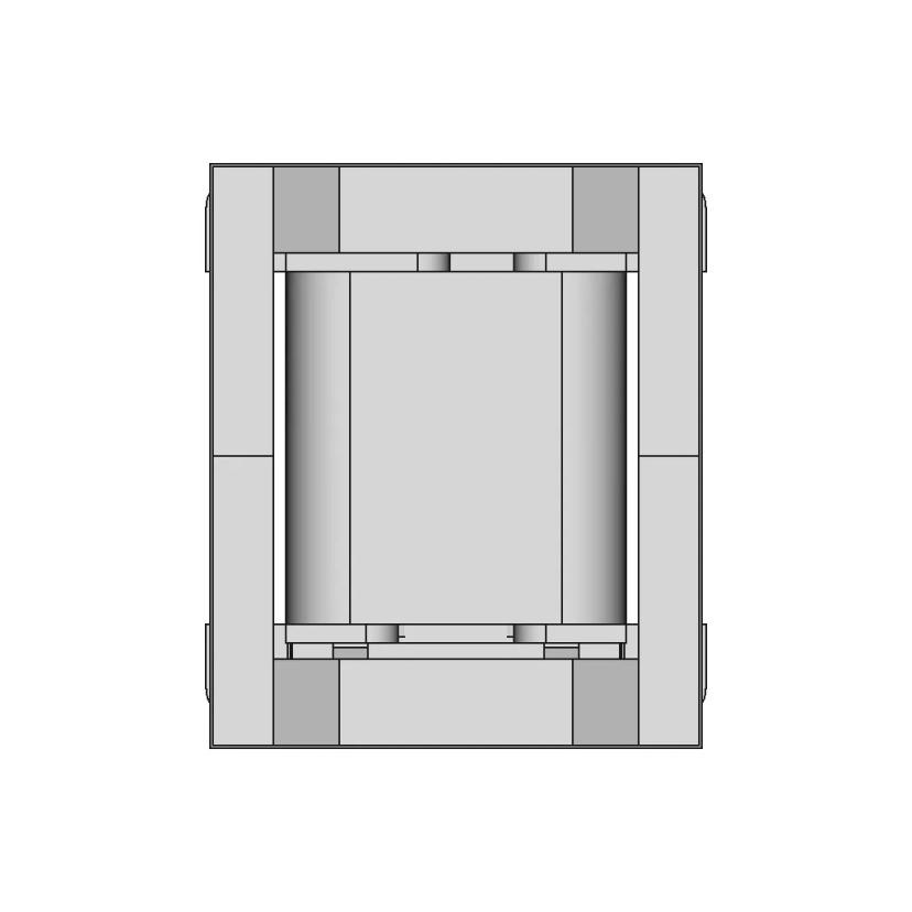 Evd15 4+4 Horizontal Transformer | High-Quality CAD Model