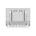 Ee32 Vertical Transformer 15+15 | High-Quality CAD Model_90_0_degree_snapshot