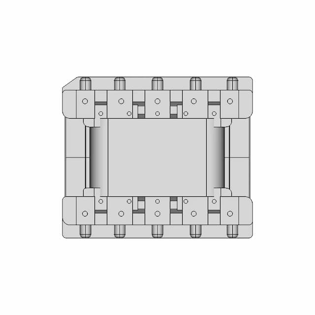 Ee2519 Horizontal Transformer 5+5 - Downloadable CAD Representation