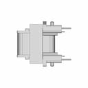 Ee2519 Horizontal Transformer 5+5 - Downloadable CAD Representation_0_270_degree_snapshot