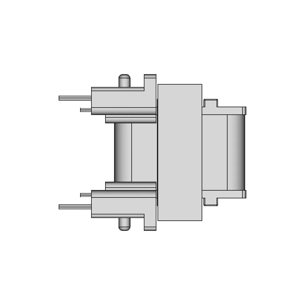 Ee2519 Horizontal Transformer 5+5 - Downloadable CAD Representation_0_90_degree_snapshot