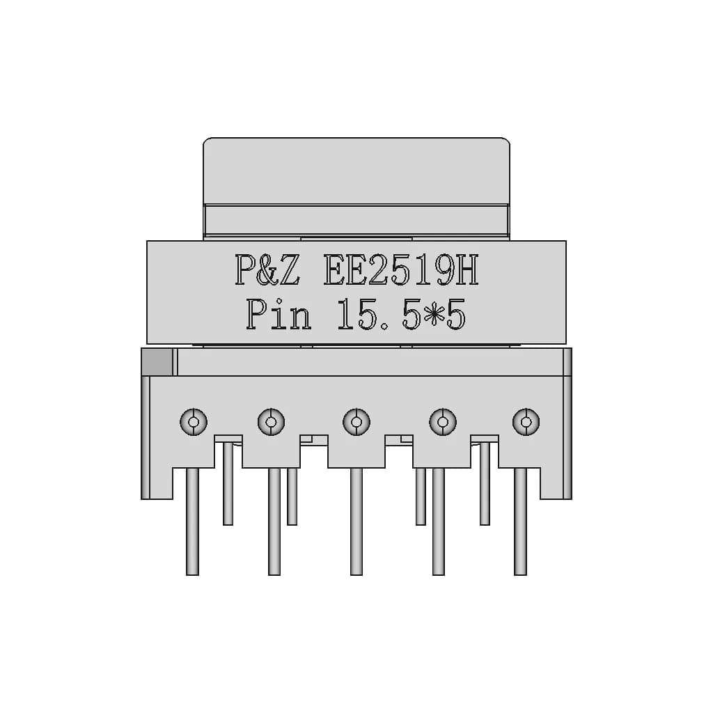 Ee2519 Horizontal Transformer 5+5 - Downloadable CAD Representation_270_0_degree_snapshot