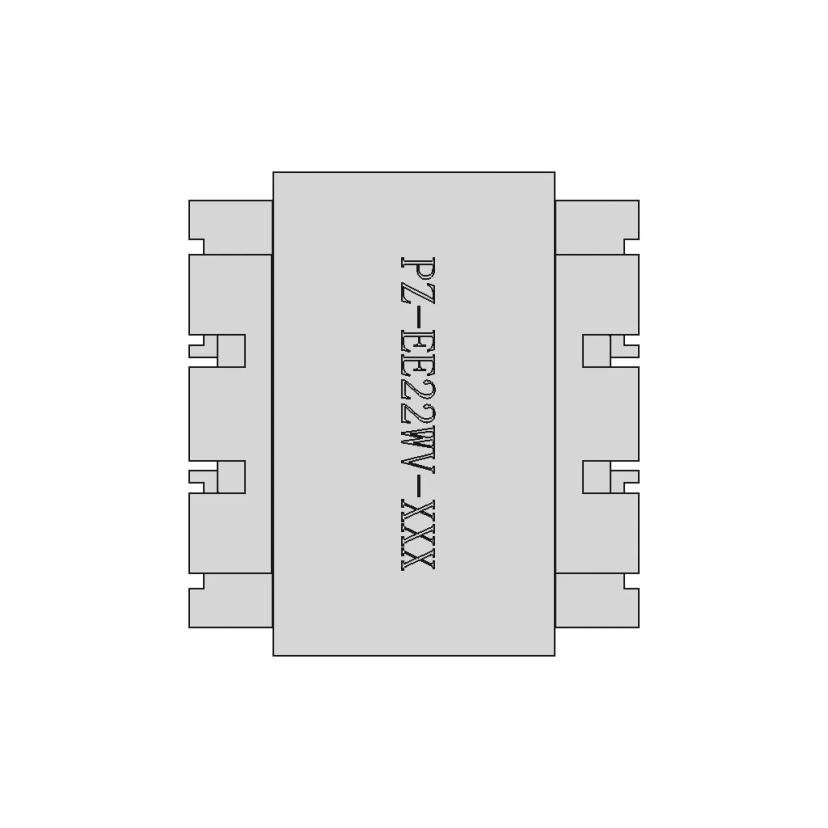 Ee22W Vertical Transformer 5+5 - Downloadable CAD Representation