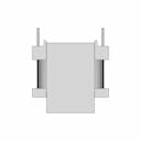 Ee22W Vertical Transformer 5+5 - Downloadable CAD Representation_270_0_degree_snapshot