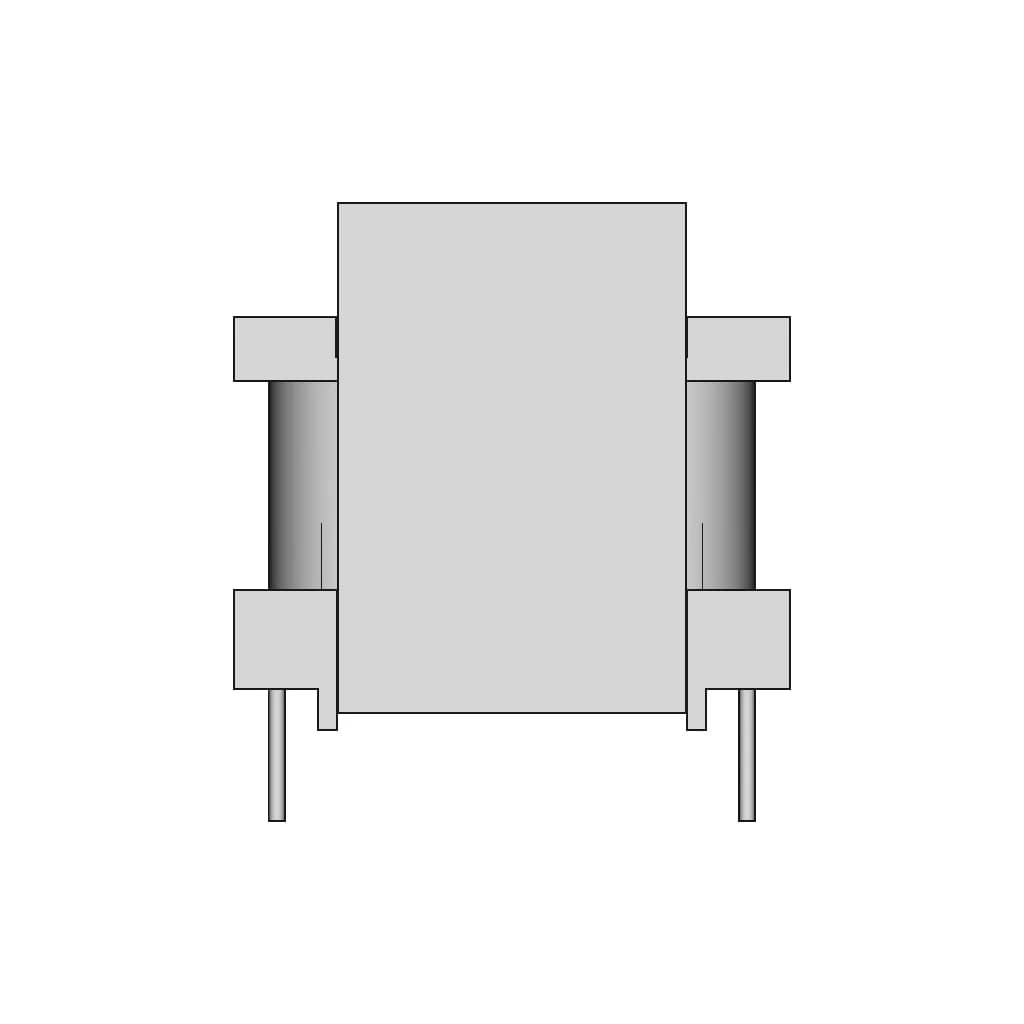 Ee22W Vertical Transformer 5+5 - Downloadable CAD Representation_90_0_degree_snapshot