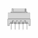 Ee20 5+5 Horizontal Transformer | 3D Engineering Design File_0_270_degree_snapshot