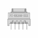 Ee20 5+5 Horizontal Transformer | 3D Engineering Design File_0_90_degree_snapshot