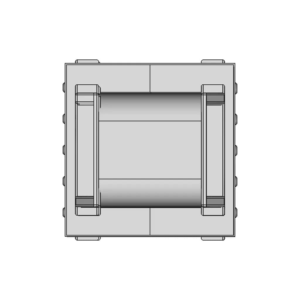 Ee20 5+5 Horizontal Transformer | 3D Engineering Design File_270_0_degree_snapshot