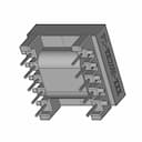 Ee20 5+5 Horizontal Transformer | 3D Engineering Design File_60_30_degree_snapshot