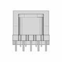 Ee1910 Transformer 5+5 | High-Quality CAD Model_90_0_degree_snapshot