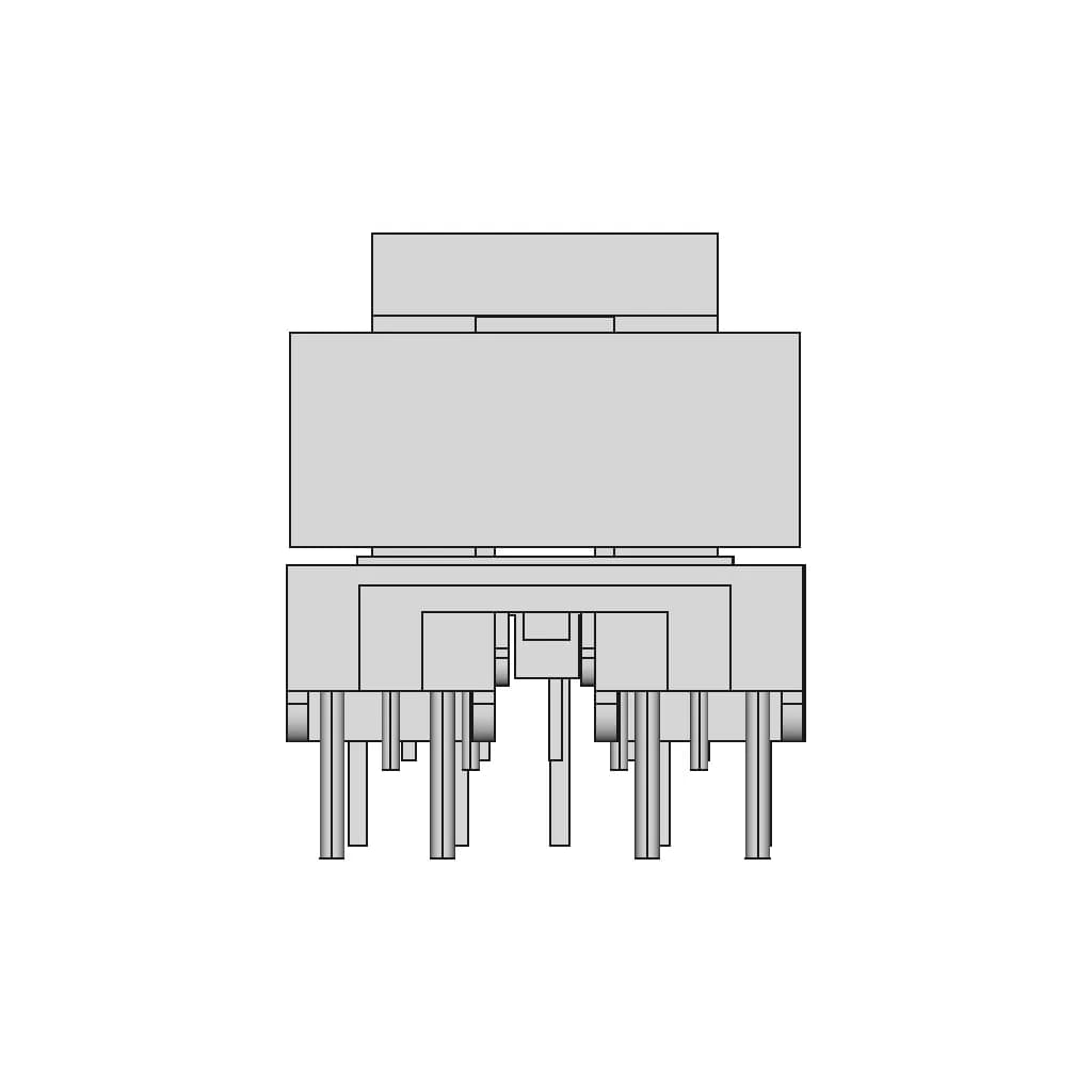 Ee1614Wh Transformer - Downloadable CAD Representation_0_0_degree_snapshot