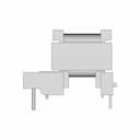 Ee1614Wh Transformer - Downloadable CAD Representation_0_90_degree_snapshot