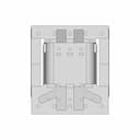 Ee16 Horizontal Transformer 5+5Pin - Downloadable CAD Representation_0_0_degree_snapshot