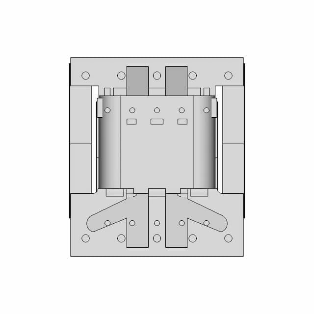 Ee16 Horizontal Transformer 5+5Pin - Downloadable CAD Representation