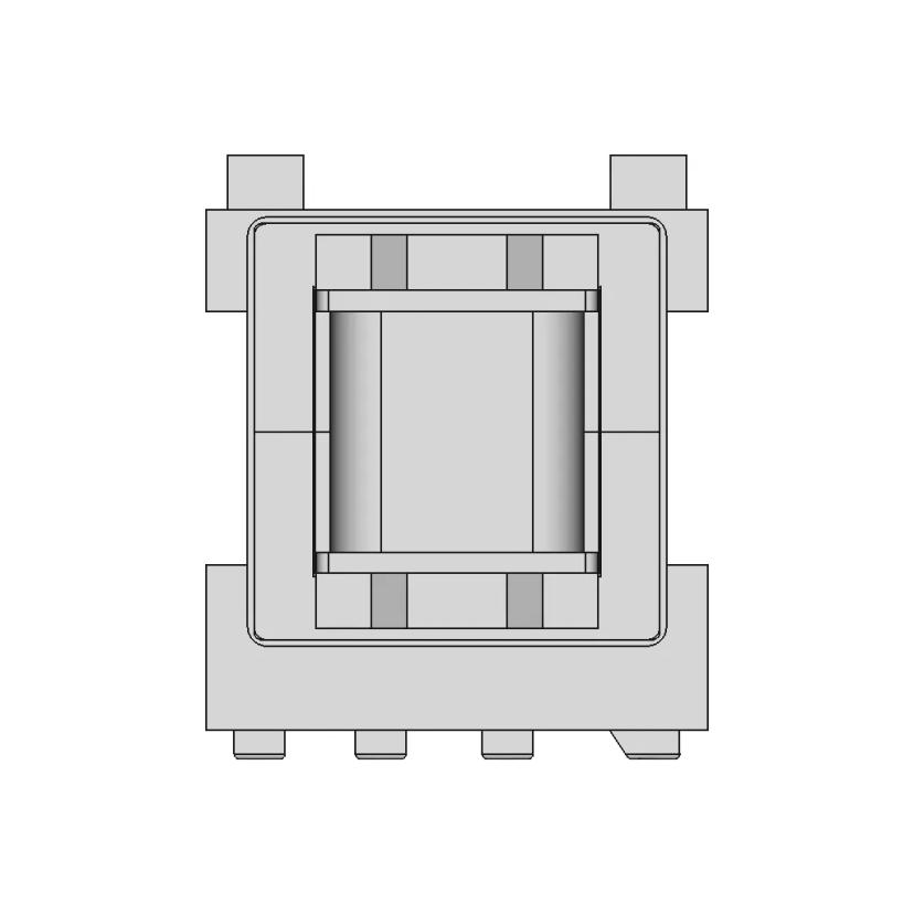 Ee16 5+4Pin Horizontal Transformer - Standard Mechanical Component
