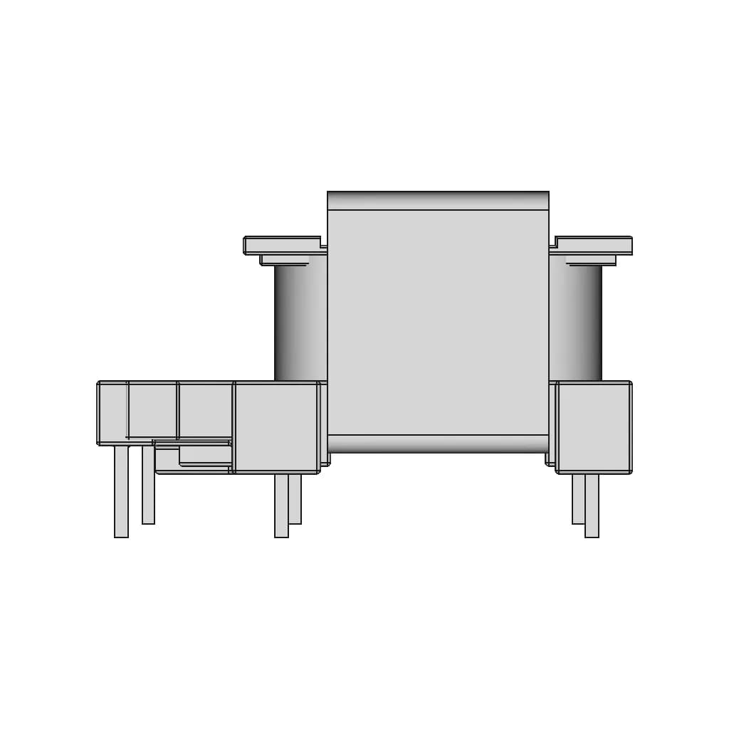 Ee1510Vertical Transformer | 3D Engineering Design File_0_270_degree_snapshot