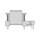 Ee1510Vertical Transformer | 3D Engineering Design File_0_90_degree_snapshot
