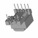 Ee13 Horizontal Transformer | High-Quality CAD Model_60_30_degree_snapshot