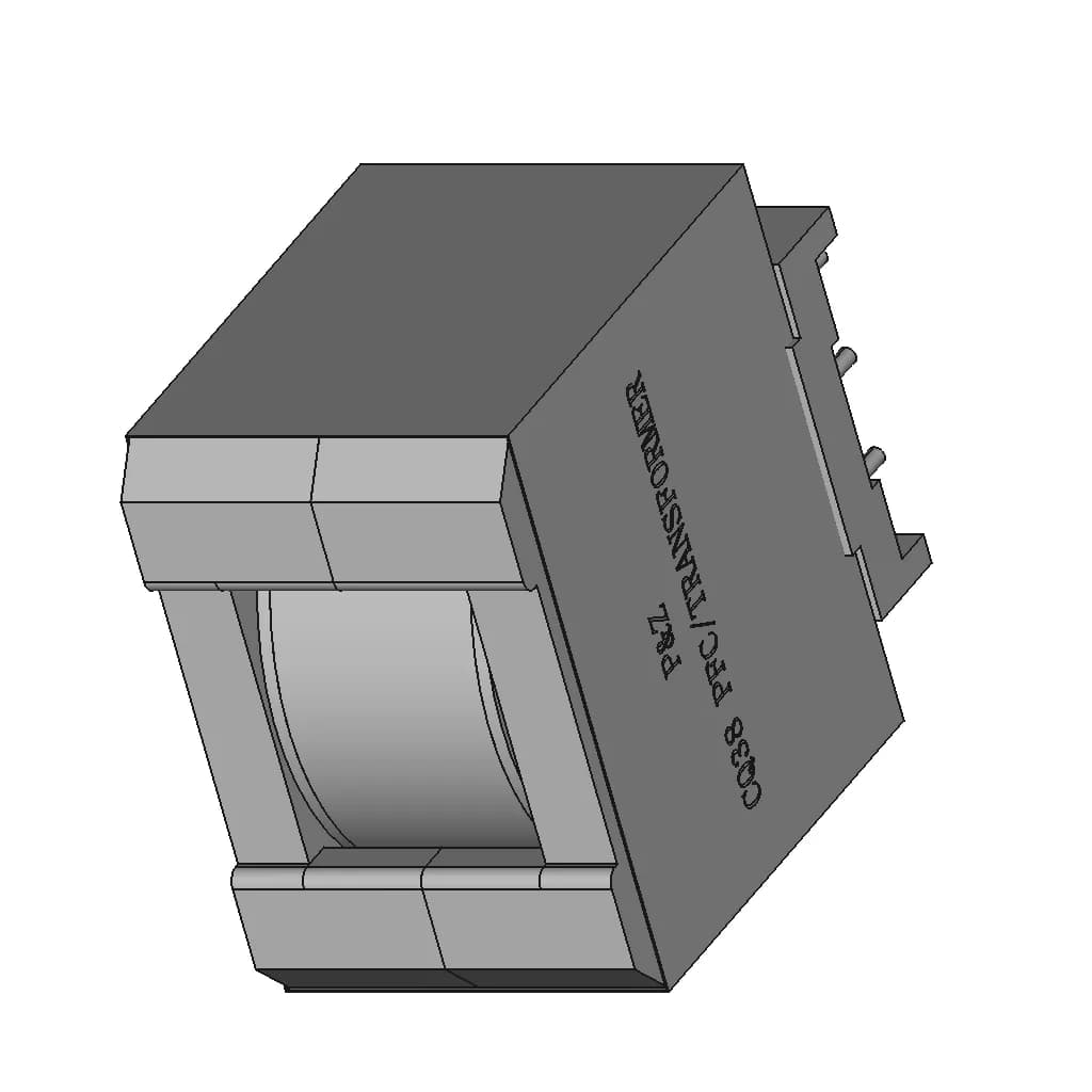 Cq38 Transformer/Pfc | High-Quality CAD Model_60_30_degree_snapshot
