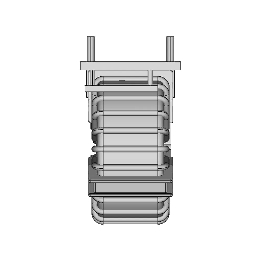 T311913 Vertical Three-Phase Common Mode Choke - Standard Mechanical Component_0_270_degree_snapshot