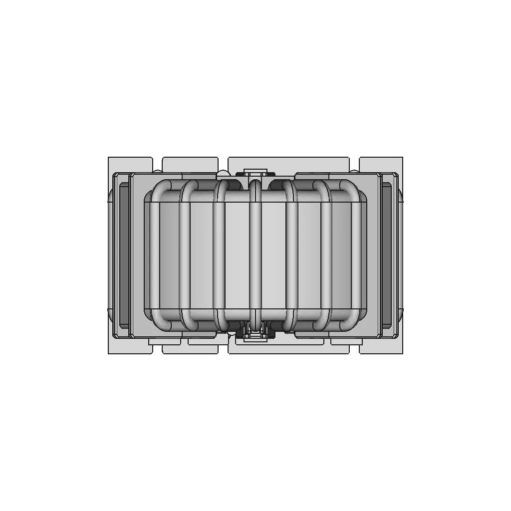 T311913 Vertical Three-Phase Common Mode Choke - Standard Mechanical Component_90_0_degree_snapshot