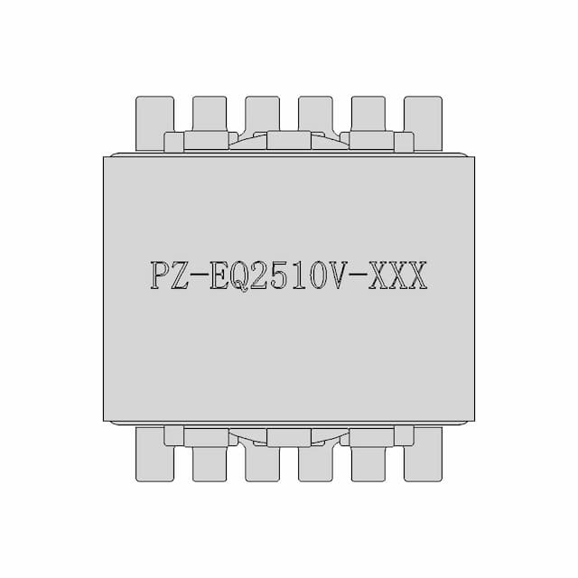 Pz-Eq2510 Tramsformer 6+6Pin | High-Quality CAD Model