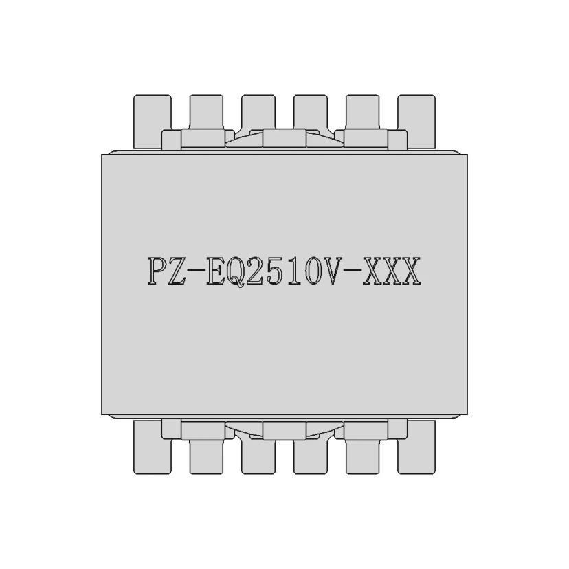 Pz-Eq2510 Tramsformer 6+6Pin | High-Quality CAD Model