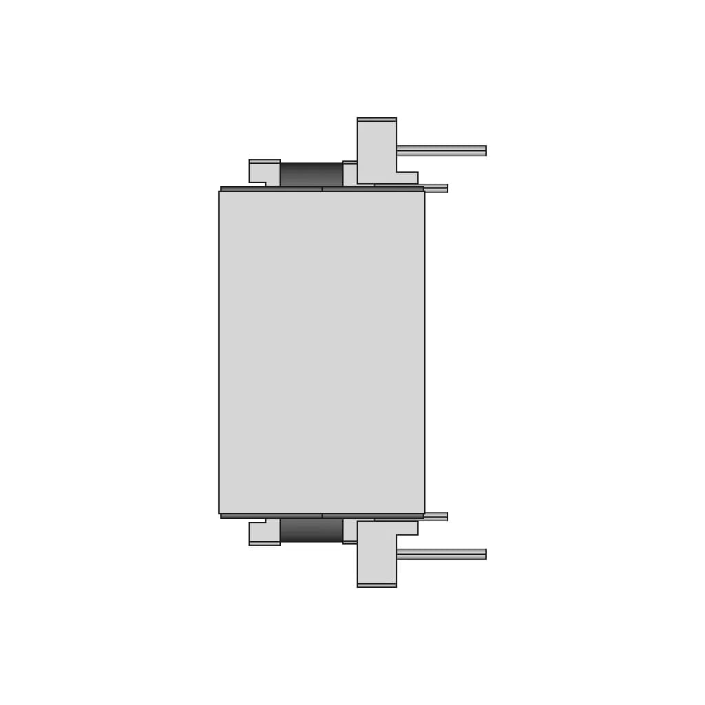 Pz-Eq2510 Tramsformer 6+6Pin | High-Quality CAD Model_0_90_degree_snapshot