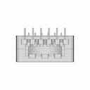 Pz-Eq2510 Tramsformer 6+6Pin | High-Quality CAD Model_270_0_degree_snapshot