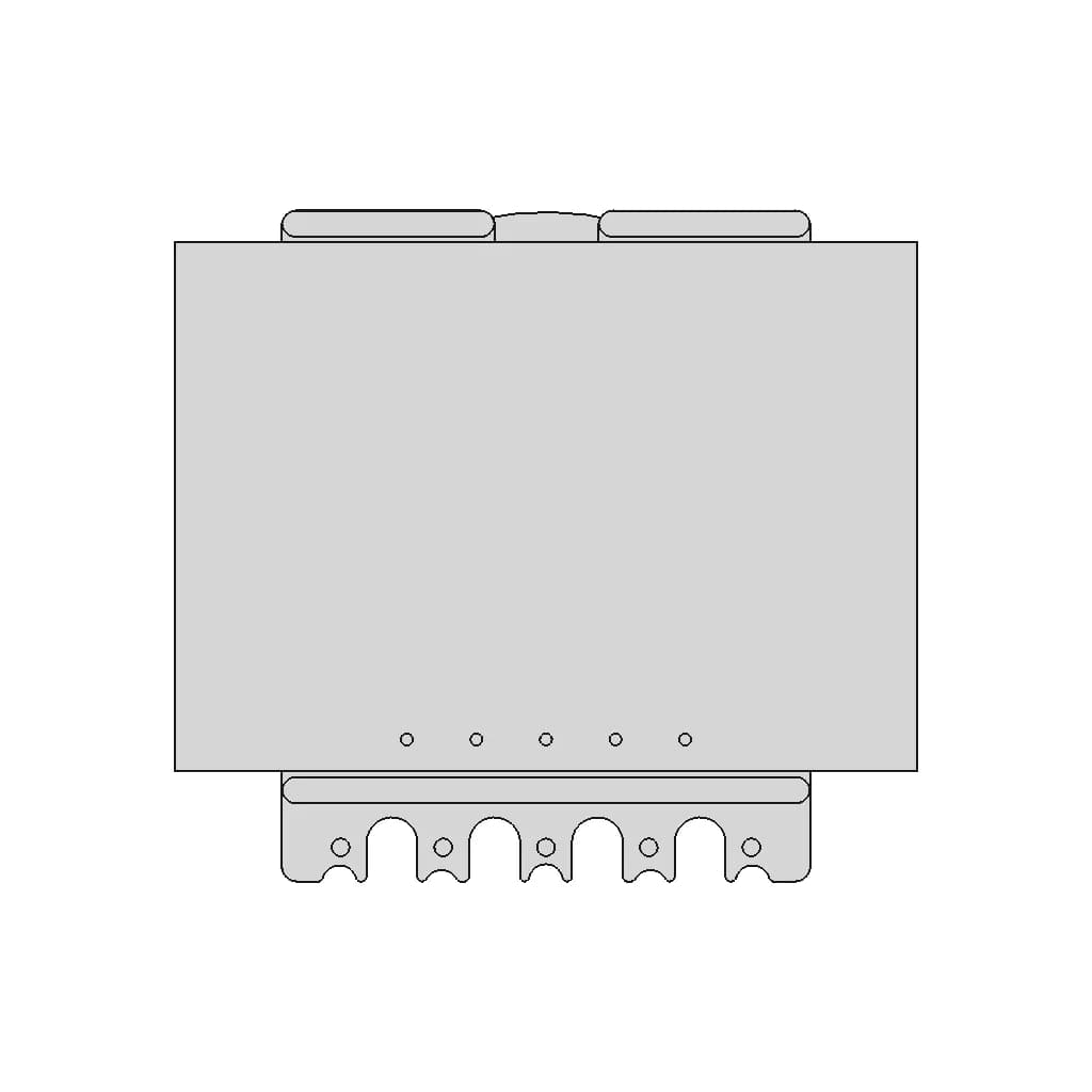 Pz-Eq25 Tramsformer 5+0Pin - Standard Mechanical Component_0_0_degree_snapshot
