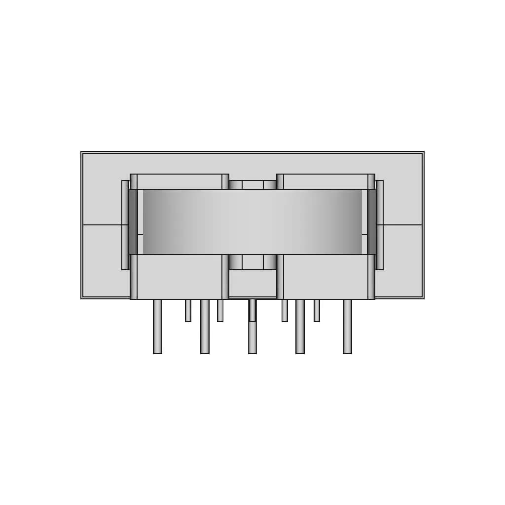 Pz-Eq25 Tramsformer 5+0Pin - Standard Mechanical Component_270_0_degree_snapshot