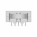 Pz-Eq25 Tramsformer 5+0Pin - Standard Mechanical Component_270_0_degree_snapshot