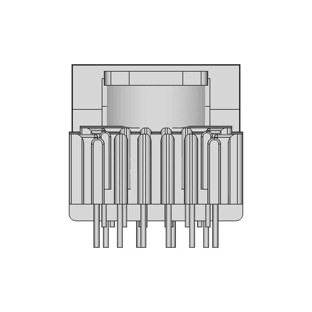 Pz-Eq25 Tramsformer - Standard Mechanical Component_90_0_degree_snapshot