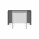 Pz-Dcm2515 Emi Common Mode Choke - Downloadable CAD Representation_270_0_degree_snapshot