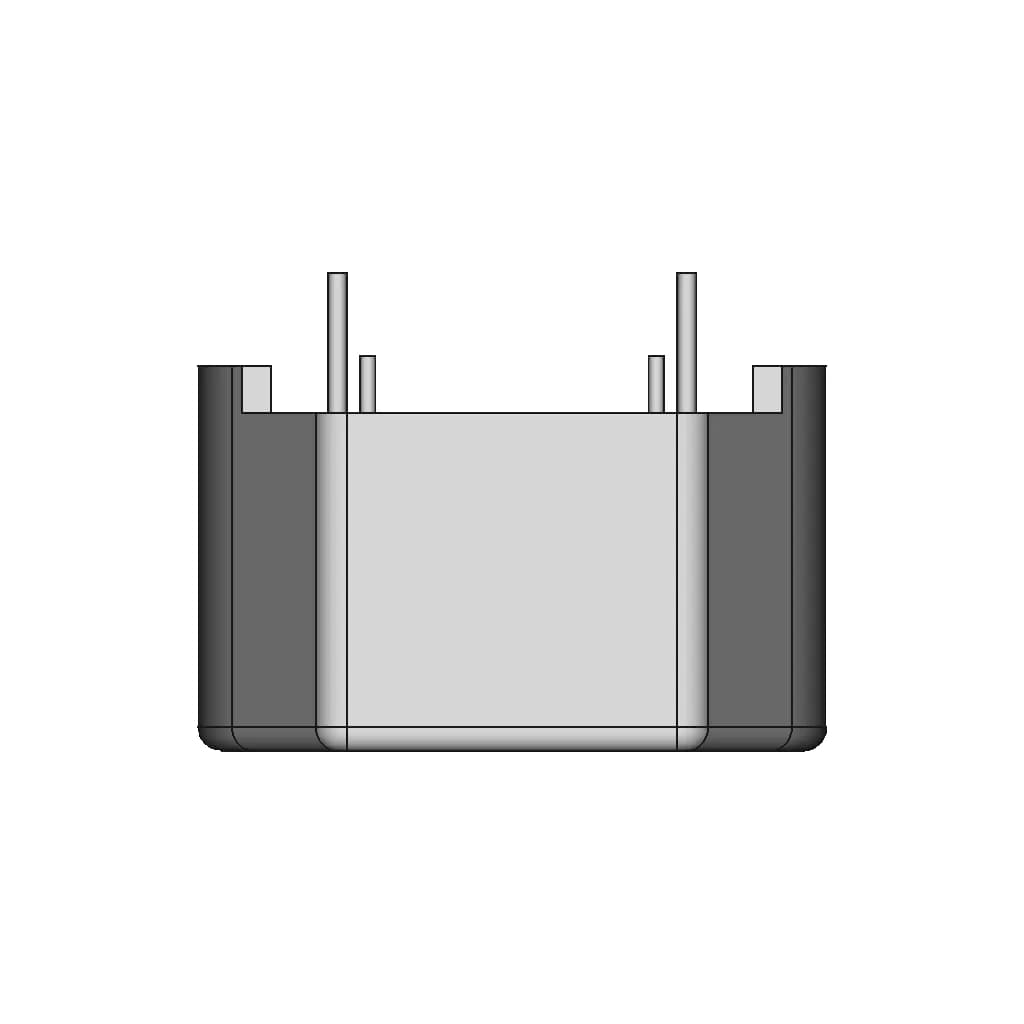 Pz-Dcm2515 Emi Common Mode Choke - Downloadable CAD Representation_90_0_degree_snapshot